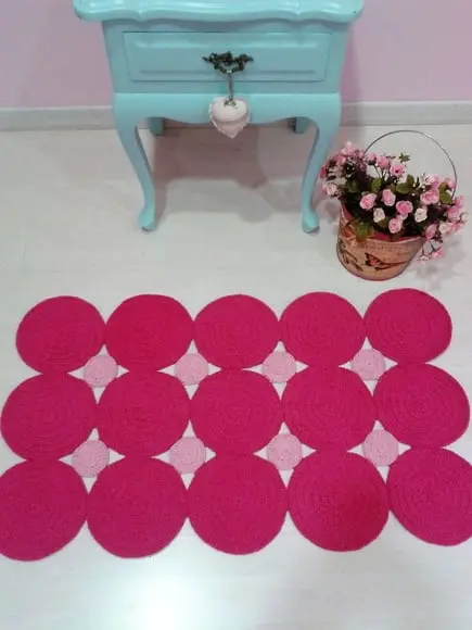 Tapete Bolas Pink