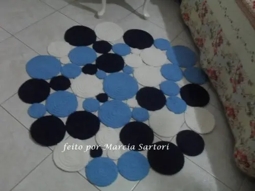 Tapete de Bolas Azul