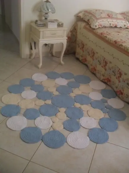 Tapete de Bolas Azul