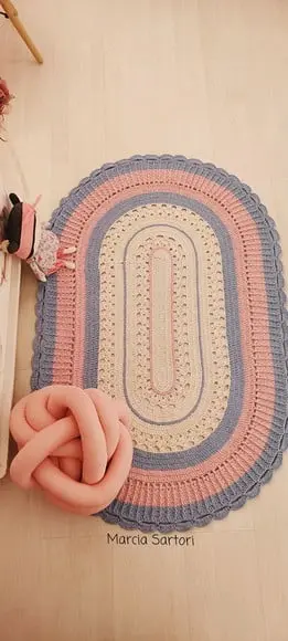 Tapete de Crochê Infantil