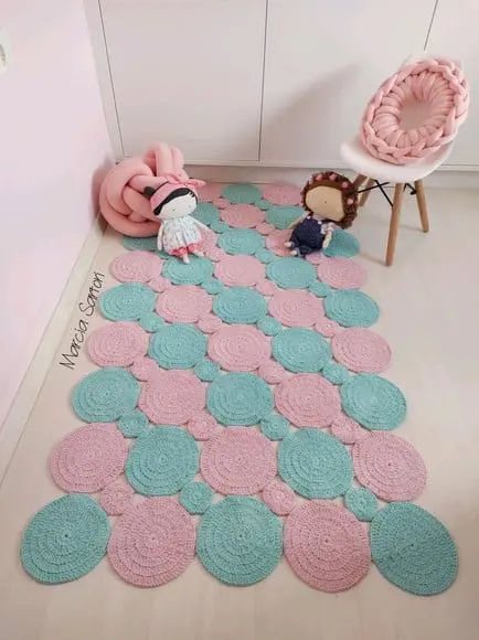 Tapete de Crochê Infantil