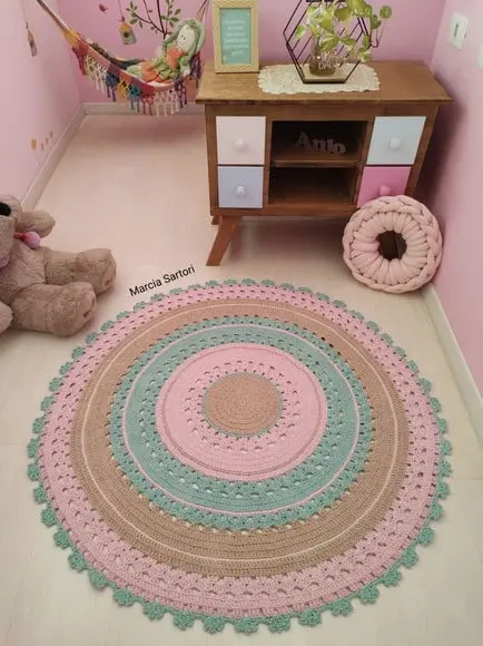 Tapete Infantil de Crochê