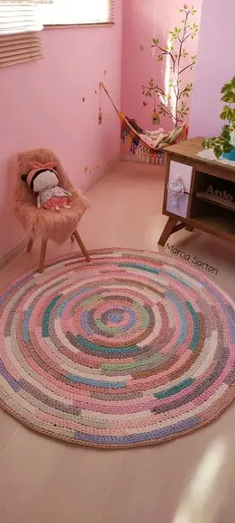 Tapete Infantil Fio De Malha ( 1,20 M )