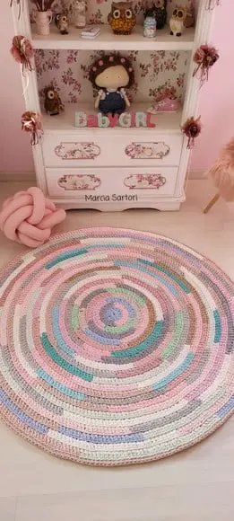 Tapete Infantil Fio De Malha ( 1,20 M )