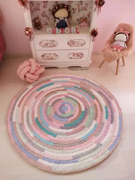 Tapete Infantil Fio De Malha ( 1,20 M )