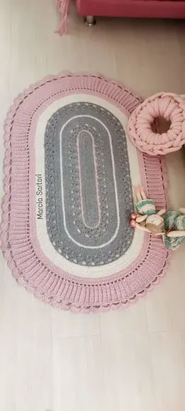 Tapete Infantil Oval