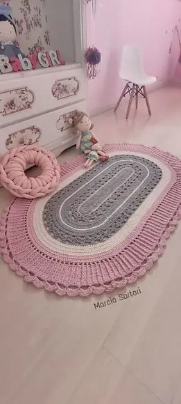 Tapete Infantil Oval