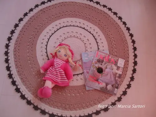 Tapete infantil redondo