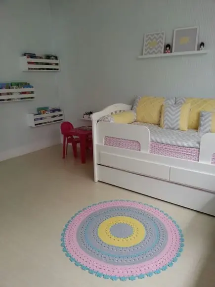 Tapete infantil redondo
