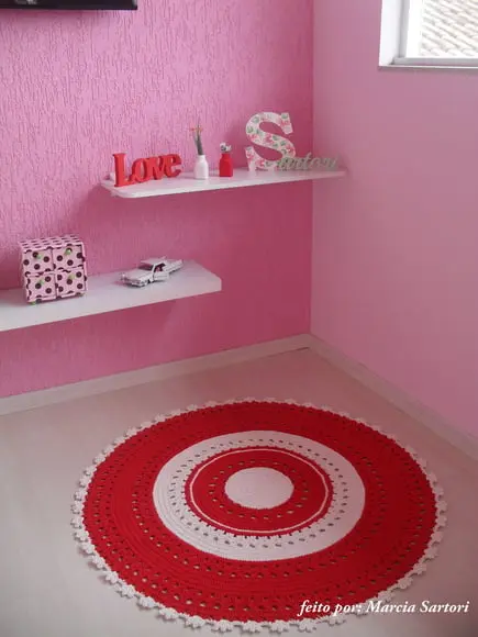 Tapete infantil redondo