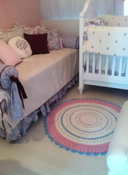 Tapete infantil redondo