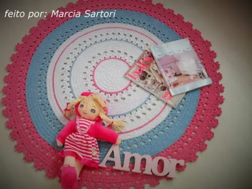 Tapete infantil redondo