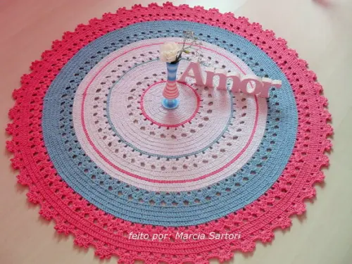 Tapete infantil redondo