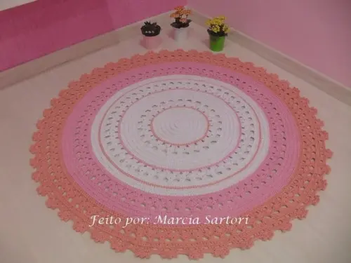 Tapete infantil redondo