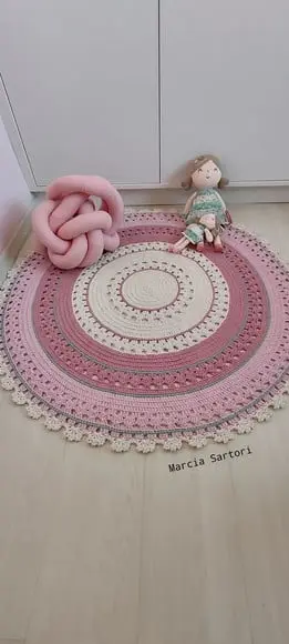 Tapete Infantil Rosa