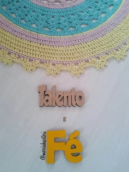 Tapete redondo