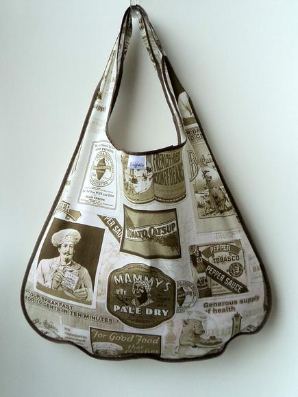 Bolsa Sacola em Tecido Beguis Bege Gourmet Chef