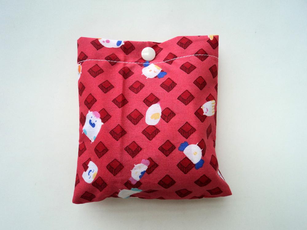 Bolsa Sacola em Tecido Beguis Salmao