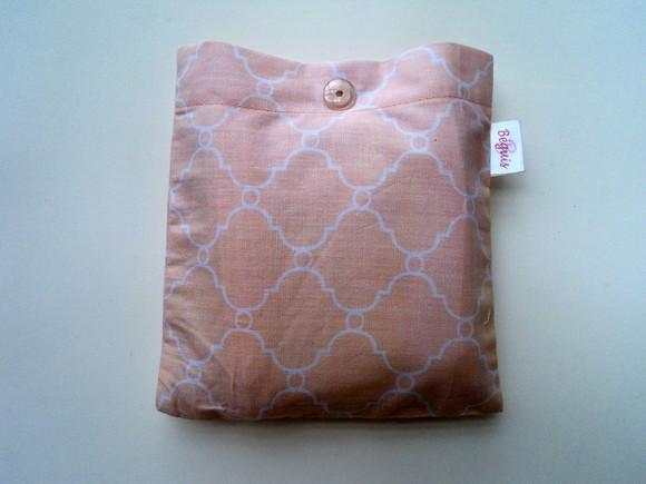 Bolsa Sacola em Tecido Beguis Salmao