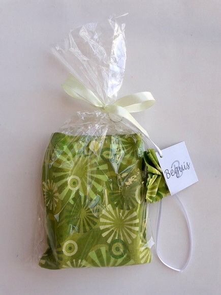 Bolsa Sacola em Tecido Beguis Verde Psicodelica