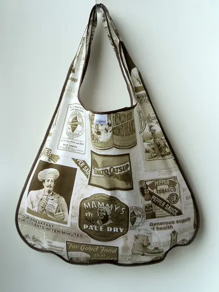 Bolsa Sacola em Tecido Beguis Bege Gourmet Chef