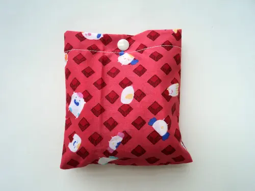 Bolsa Sacola em Tecido Beguis Salmao