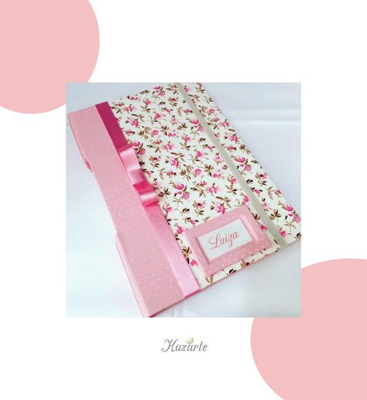 Livro do Bebê Luxo - Floral 2