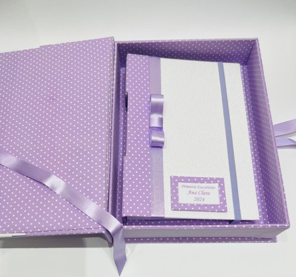 Caderno Primeira Eucaristia com Caixa Luxo