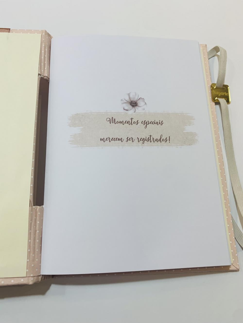 Livro do Bebê Luxo - Floral