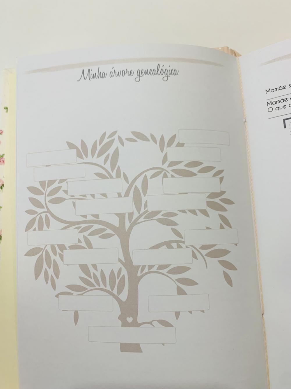 Livro do Bebê Luxo - Floral