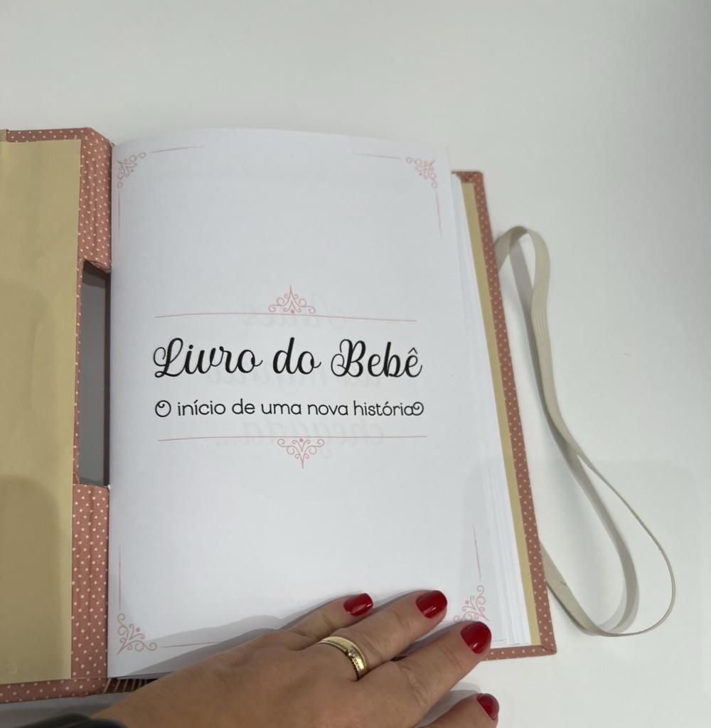 Livro do Bebê Luxo - Corações 2