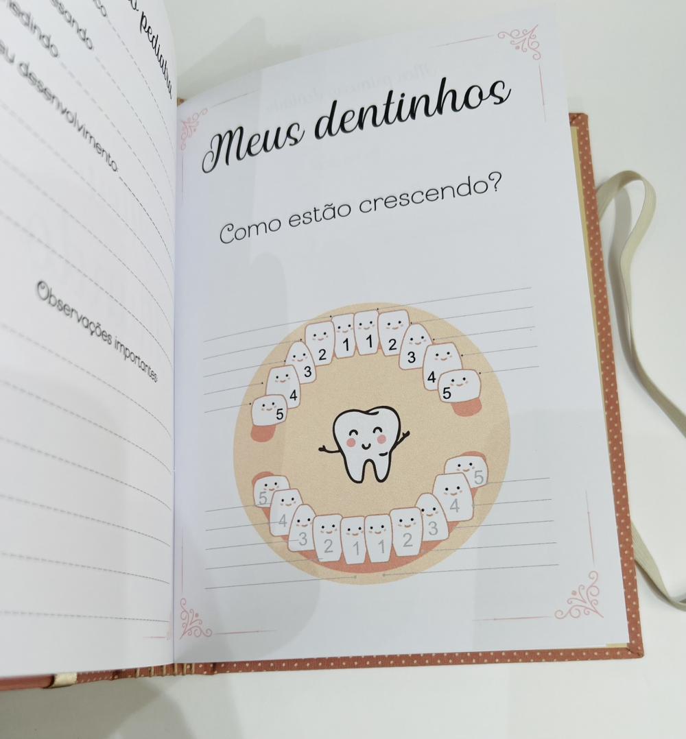 Livro do Bebê Luxo - Corações 2