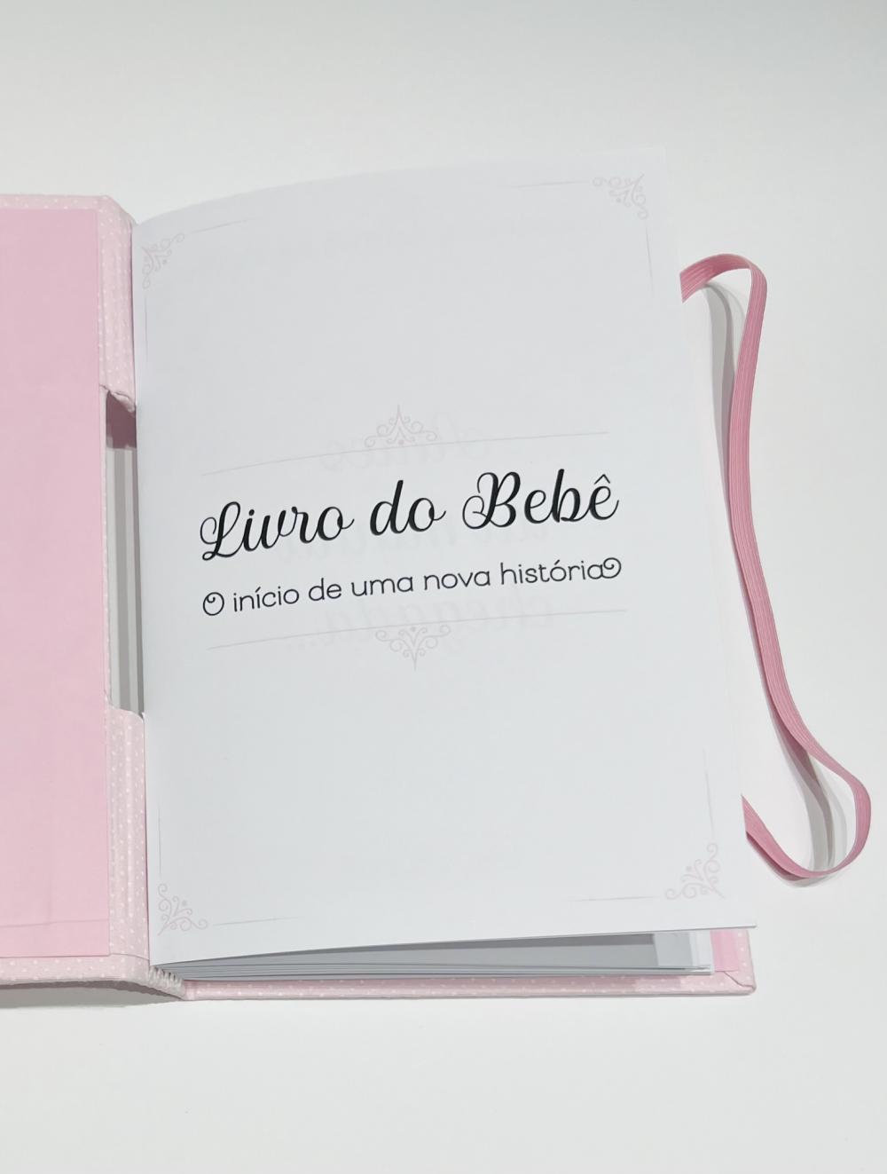 Livro do Bebê Luxo - Floral 3