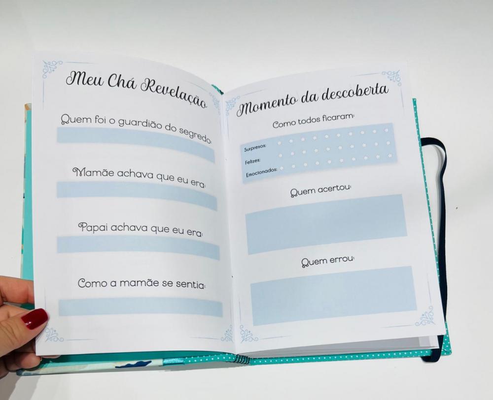 Livro do Bebê Luxo - Cinza