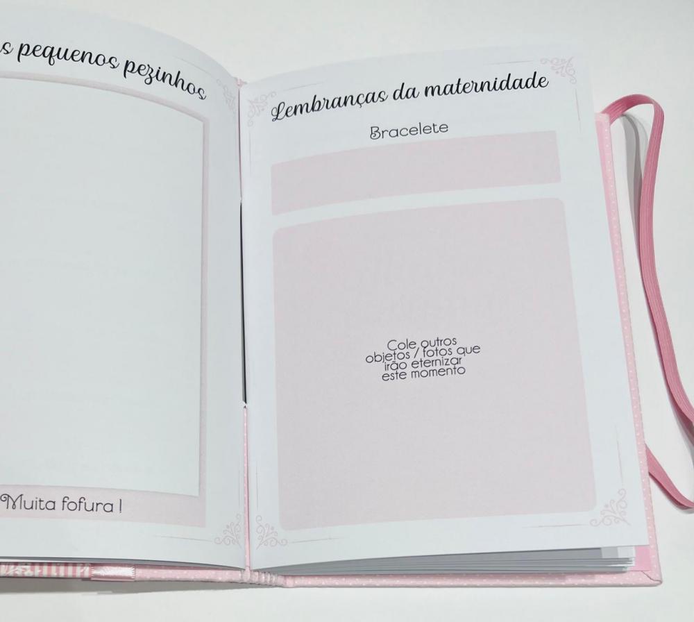 Livro do Bebê Luxo - Floral 2