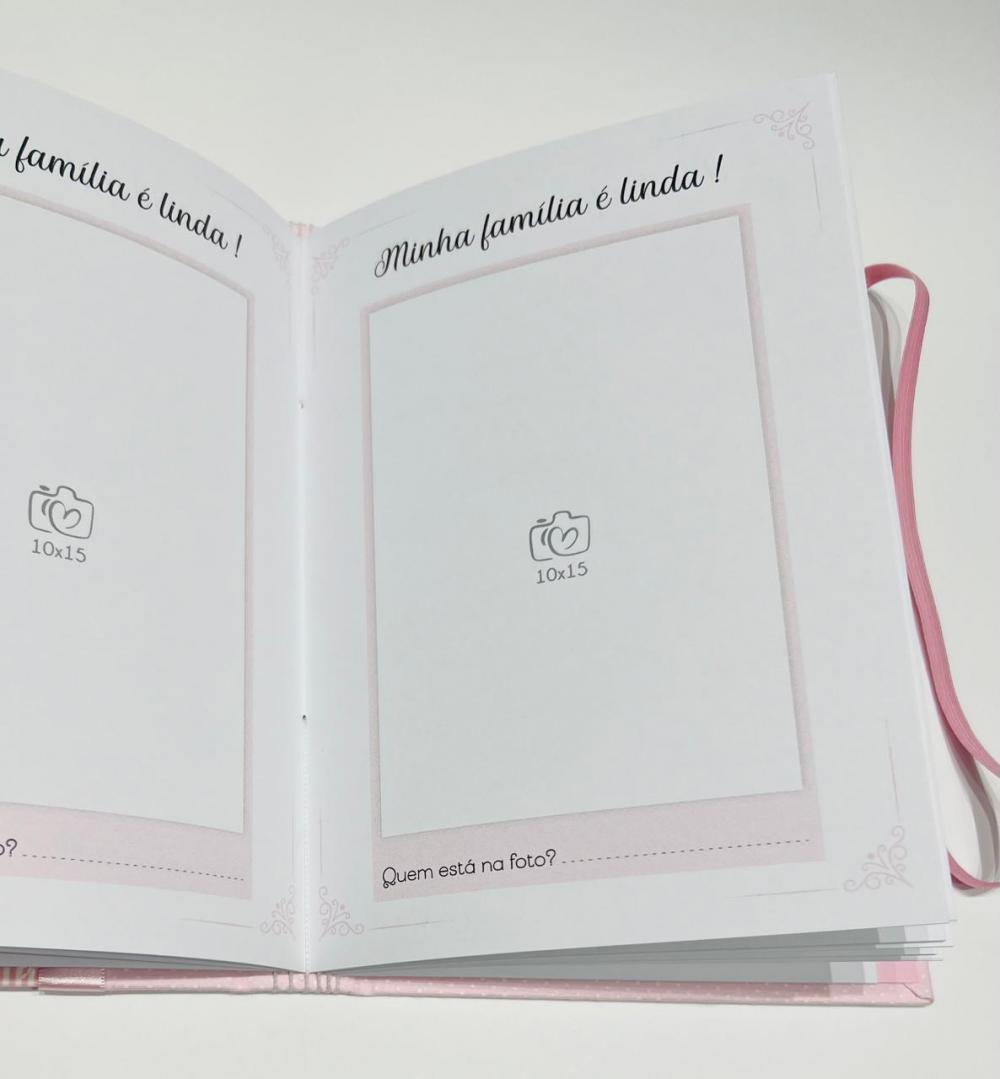 Livro do Bebê Luxo - Floral 2