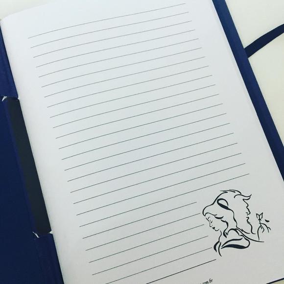 Livro para Mensagem - a Bela e a Fera