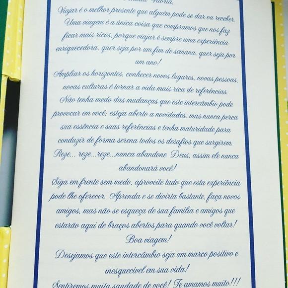 Livro para Mensagem - Brasil