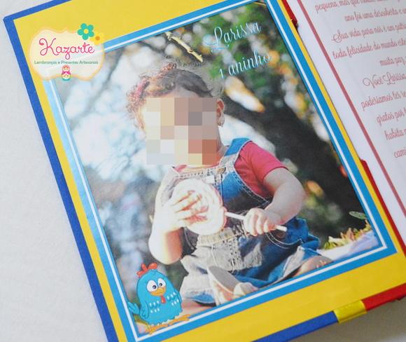 Livro para Mensagem - Galinha Pintadinha