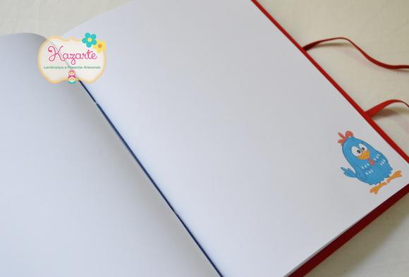 Livro para Mensagem - Galinha Pintadinha