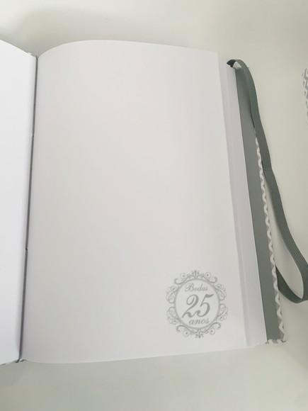 Livro para Mensagens - Bodas de Prata