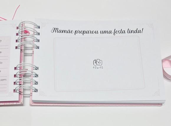 Álbum do Mesversário Luxo - Corações