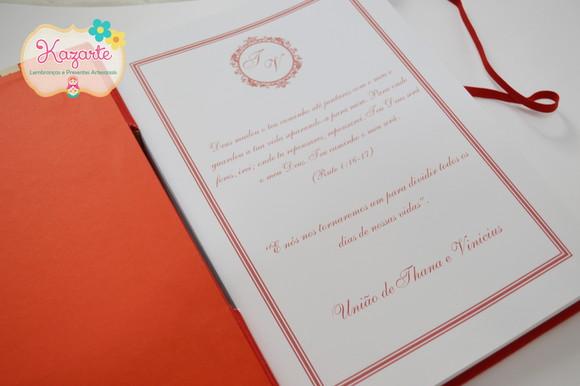 Caderno para Mensagem Grande