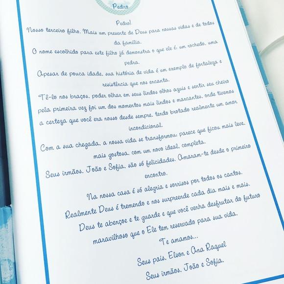 Livro para Mensagem Grande