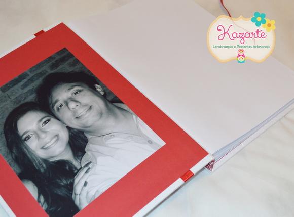 Livro para Mensagem Grande- Casamento