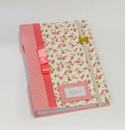 Livro do Bebê Luxo - Floral 6