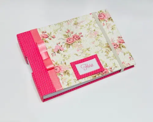 Livro do Bebê Luxo - Floral 5