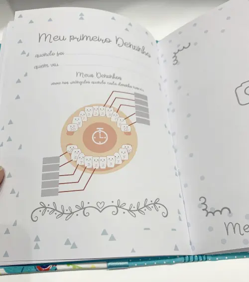 Livro do Bebê Luxo com Caixa - Dinossauros