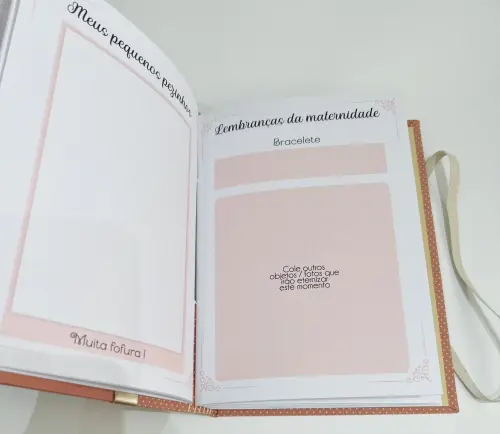 Livro do Bebê Luxo - Corações 2