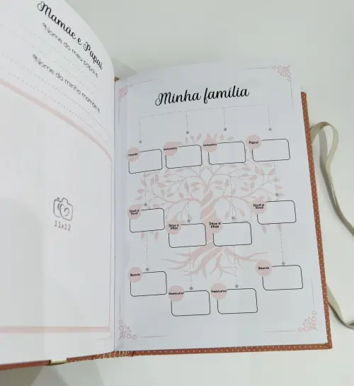 Livro do Bebê Luxo - Corações 2
